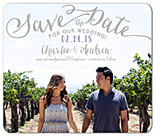 "Sheer Joy!" Save the Date Magnet