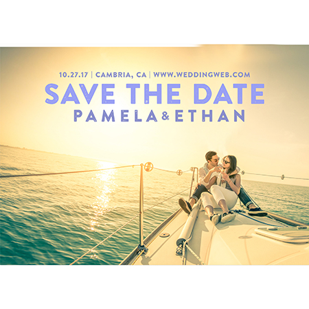 "Bright Outlook" Save the Date Magnet